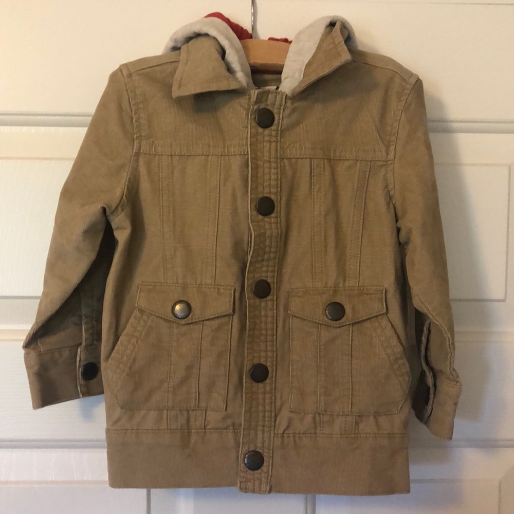 Oshkosh 2T corduroy jacket with hood
